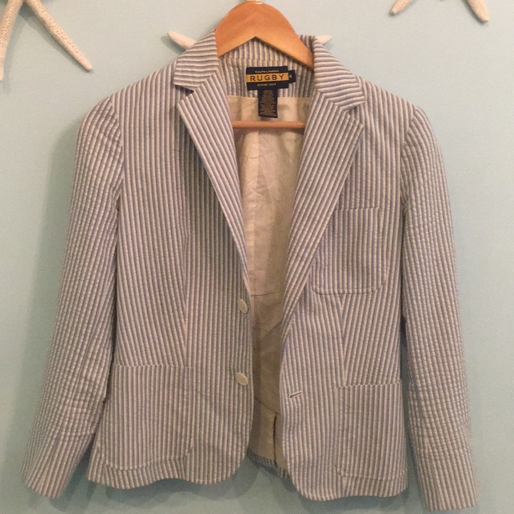 Ralph Lauren Rugby seersucker blazer